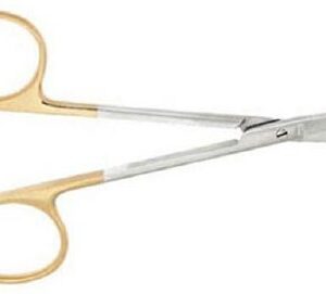 Iris Scissors Vital Knapp 4-1/2 Inch Length Surgical Grade Stainless Steel / Stellite NonSterile Finger Ring Handle Straight Sharp Tip / Sharp Tip