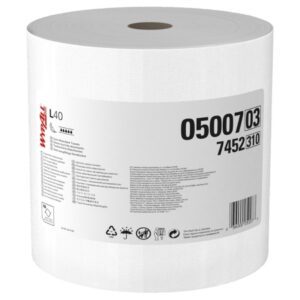 Task Wipe WypAll L40 Light Duty 750 Count Poly Pack 12-1/2 X 13-2/5 Inch NonSterile Disposable