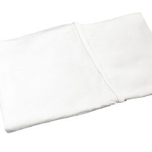 Crib Sheet DuraSoft Fitted 28 X 52 Inch White 60% Cotton / 40% Polyester Reusable