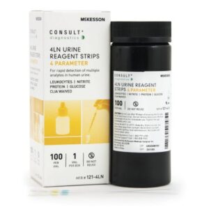Urinalysis Reagent McKesson Consult Glucose, Leucocytes, Nitrite, Protein For McKesson 120 / McKesson CONSULT U120 Ultra Urine Analyzer (MFR # 121-120 or 121-U120)