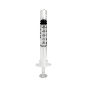 General Purpose Syringe Sol-Care 3 mL Luer Lock Tip Retractable Safety