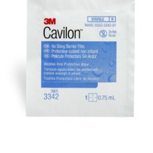 Skin Barrier Wipe 3M Cavilon No Sting 35 to 65% Strength Hexamethyldisiloxane / Isooctane / Acrylate Terpolymer / Polyphenylmethylsiloxane Individual Packet Sterile