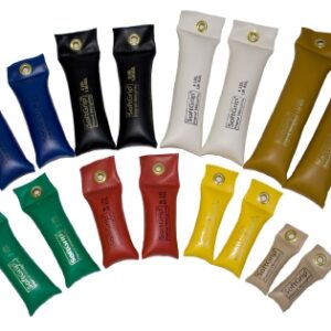 Hand Weight Set 16 Piece Set / Bag Style CanDo SoftGrip 1/2 lbs. / 1 lbs. / 1-1/2 lbs. / 2 lbs. / 2-1/2 lbs. / 3 lbs. / 4 lbs. / 5 lbs.