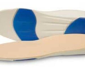 Insole Anti-Shox Conform Foot Relief full length Gel / Plastazote Foam Male 8 Tan / Blue