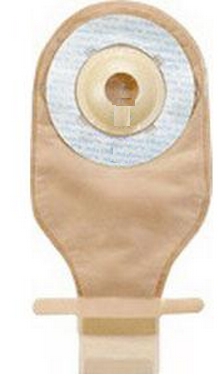 Ileostomy / Colostomy Pouch UltraLite One-Piece System 9 Inch Length Deep Convex, Pre-Cut 7/8 Inch Stoma Drainable