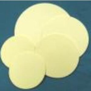 Stoma Pad Rigid, Small, White, Foam, 1/16 Inch Thickness
