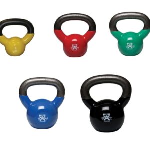 Kettlebell Set 5 Piece Set CanDo 5 lbs. / 7-1/2 lbs. / 10 lbs. / 15 lbs. / 20 lbs.
