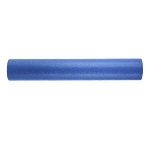 CanDo Round Therapy Foam Roller Blue Polyethylene Foam 6 X 36 Inch