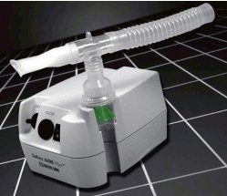 Salter AIRE Elite Plus Compressor Nebulizer System Small Volume Medication Cup Adult / Pediatric Mouthpiece Delivery
