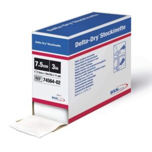 Stockinette Water Resistant Delta-Dry 3 Inch X 11 Yard Polypropylene / Nylon / Polyester Mesh NonSterile