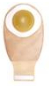 Ostomy Pouch Esteem+ One-Piece System 12 Inch Length Convex, Pre-Cut 7/8 Inch Stoma Drainable