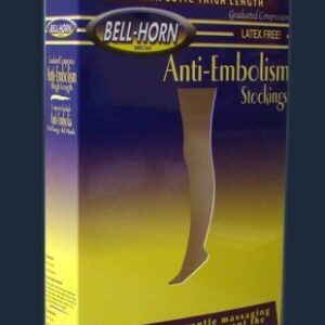 Anti-embolism Stocking Bell-Horn Thigh High 3X-Large Beige Open Toe