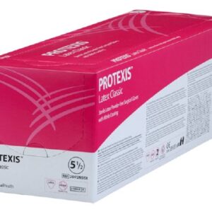 Surgical Glove Protexis Latex Classic Size 8 Sterile Latex Standard Cuff Length Smooth Cream Not Chemo Approved