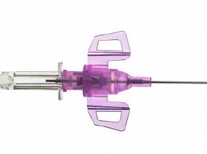 Closed IV Catheter Introcan Safety 3 20 Gauge 1-1/4 Inch Polyurethane Winged Hub Blood Control Passive Safety