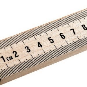 Meter Stick Maple Wood
