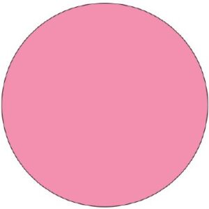 Blank Label Shamrock Label Dot Pink Litho Paper 3/4 Diameter