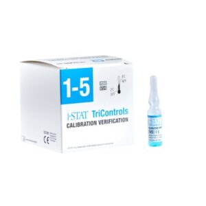 Calibration Verification Set i-STAT Tricontrols Hematocrit, Blood Gases, Electrolytes, Chemistries 5 X 1.7 mL For iSTAT Point-of-Care Analyzers