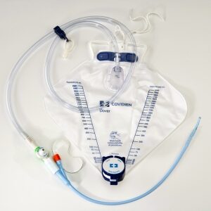 Indwelling Catheter Tray Dover Foley / Coude Tip 16 Fr. 5 cc Balloon Silicone