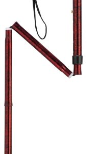 Folding Cane drive Aluminum 33 to 37 Inch Height Black