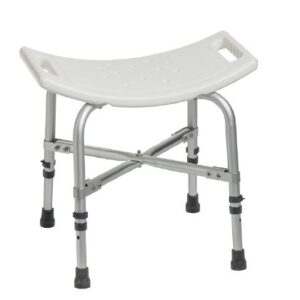 Bath Bench drive Without Arms Aluminum Frame Without Backrest 20 Inch Seat Width 500 lbs. Weight Capacity