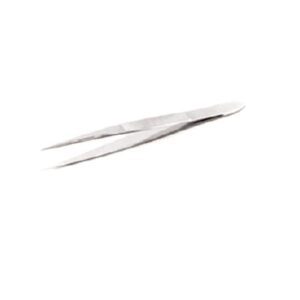 Splinter Forceps ADC 4-1/2 Inch Length Floor / Office Grade Stainless Steel NonSterile NonLocking Thumb Handle Straight Fine, Pointed Tips