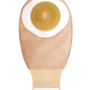 Ostomy Pouch Esteem+ One-Piece System 12 Inch Length Convex, Pre-Cut 1-1/8 Inch Stoma Drainable