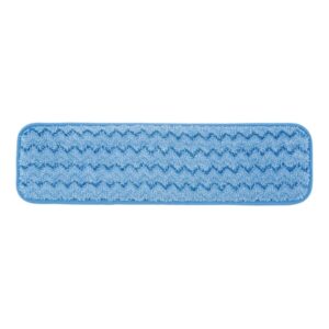 Wet Mop Pad Rubbermaid HYGEN Bound Edge Blue Microfiber / Polyester / Nylon Reusable