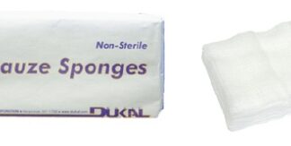 Gauze Sponge Basic Care 2 X 2 Inch 8-Ply NonSterile 200 per Pack