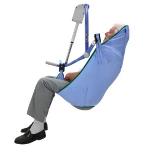 General Purpose Sling with Padded Leg 4 Point Cradle With Head Support Clip Attachment Extra Large 600 lbs. Weight Capacity