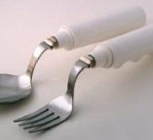 Soup Spoon Grip-Tight Swivel White Stainless Steel / Nylon-Coated