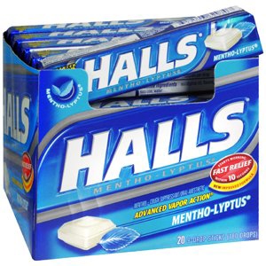 Cold and Cough Relief Halls 6.5 mg Strength Lozenge 20 per Box