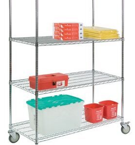 Wire Cart 24 X 48 X 78 Inch Shelf: 24 X 48 Inch