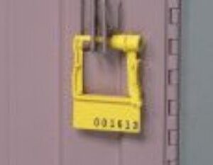 Breakaway Seal Lakeside Numbered Yellow Plastic