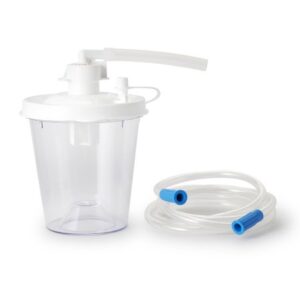 Suction Canister Vacu-Aide QSU 800 mL Float Valve Shut-Off Lid