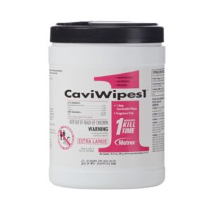 Surface Disinfectant CaviWipes1 Premoistened Alcohol Based Manual Pull Wipe 65 Count Canister Alcohol Scent NonSterile
