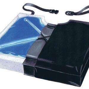 Coccyx Relief Seat Cushion Gel-Foam X-Cushion 16 W X 16 L X 2-1/2 D Inch Foam / Gel