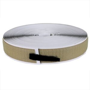 Self-Adhesive Hook Velcro Brand 0.2 X 1 X 360 Inch, 1 Inch Hook Tan