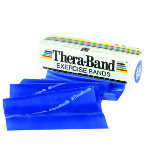 Exercise Resistance Band TheraBand Blue 5 Inch X 6 Yard Heavy Resistance