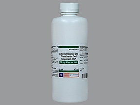 Sulfamethoxazole / Trimethoprim 200 – 40 mg / 5 mL Oral Suspension 473 mL