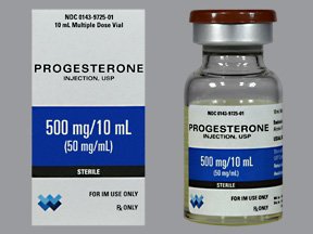 Progesterone 50 mg / mL Injection 10 mL