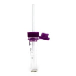 Safe-T-Fill Capillary Blood Collection Tube K2 EDTA Additive 150 ?L Pierceable Attached Cap Plastic Tube