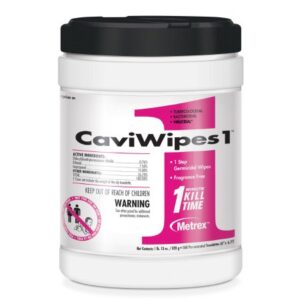 Surface Disinfectant CaviWipes1 Premoistened Manual Pull Wipe 160 Count Canister Unscented NonSterile
