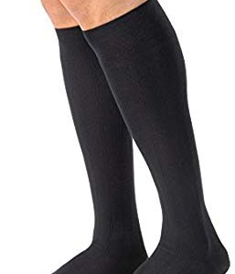 Compression Socks JOBST for Men Casual Knee High Medium Black Closed Toe