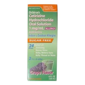 Allergy Relief 1 mg / mL Strength Oral Solution 4 oz.