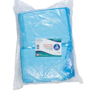 Disposable Underpad Dynarex 23 X 24 Inch Fluff Light Absorbency