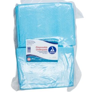 Disposable Underpad Dynarex 30 X 30 Inch Fluff / Polymer Heavy Absorbency