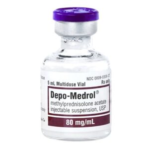 Depo-Medrol Methylprednisolone Acetate 80 mg / mL Injection 5 mL