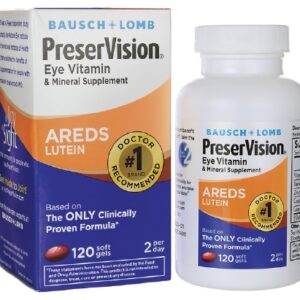 Multivitamin Supplement PreserVision Ascorbic Acid / Vitamin E / Zinc 200 IU – 226 mg – 34.8 mg Strength Softgel 120 per Bottle