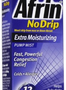 Sinus Relief Afrin No Drip Extra Moisturizing 0.05% Strength Nasal Spray 15 mL