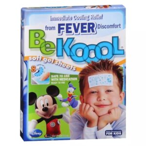 Gel Sheet Fever Reducer Be Kool Non Medicated Topical Gel Sheet 4 per Box
